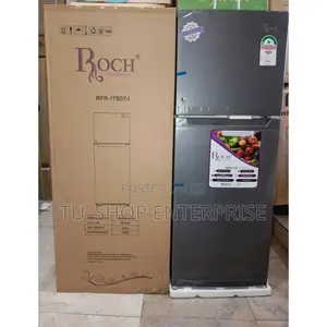 Fridge!!Roch 175-Dt-I Double Door Refrigerator - Silve