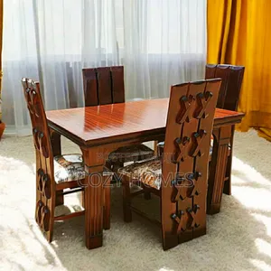 Dining Table, Genteel Wooden 4 Seater Dining Table