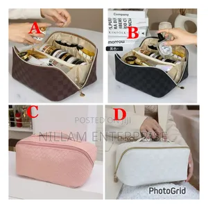 Plaid Make Up Bag