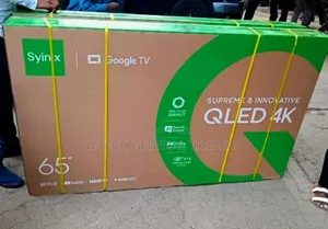 Syinix 65inch Qled Frameless , Youtube, Netflix Tv