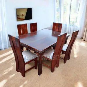 Dining Set, a Lush 6 Seater Dining Set, Rectangular