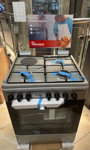 Ramtons 3gas+1hotplate 60*55 Cooker With Electric Oven