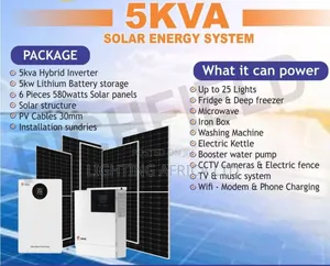 5kva Inverter With 5.12kwh Lithium Battery Off-Grid Kit