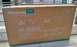 Hisense 43inch A6 Smart Vidaa, Youtube, Netflix Uhd Tv
