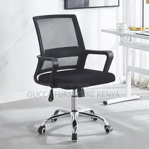 Office Chair: Office Chair With Portable Wheels and Armrest