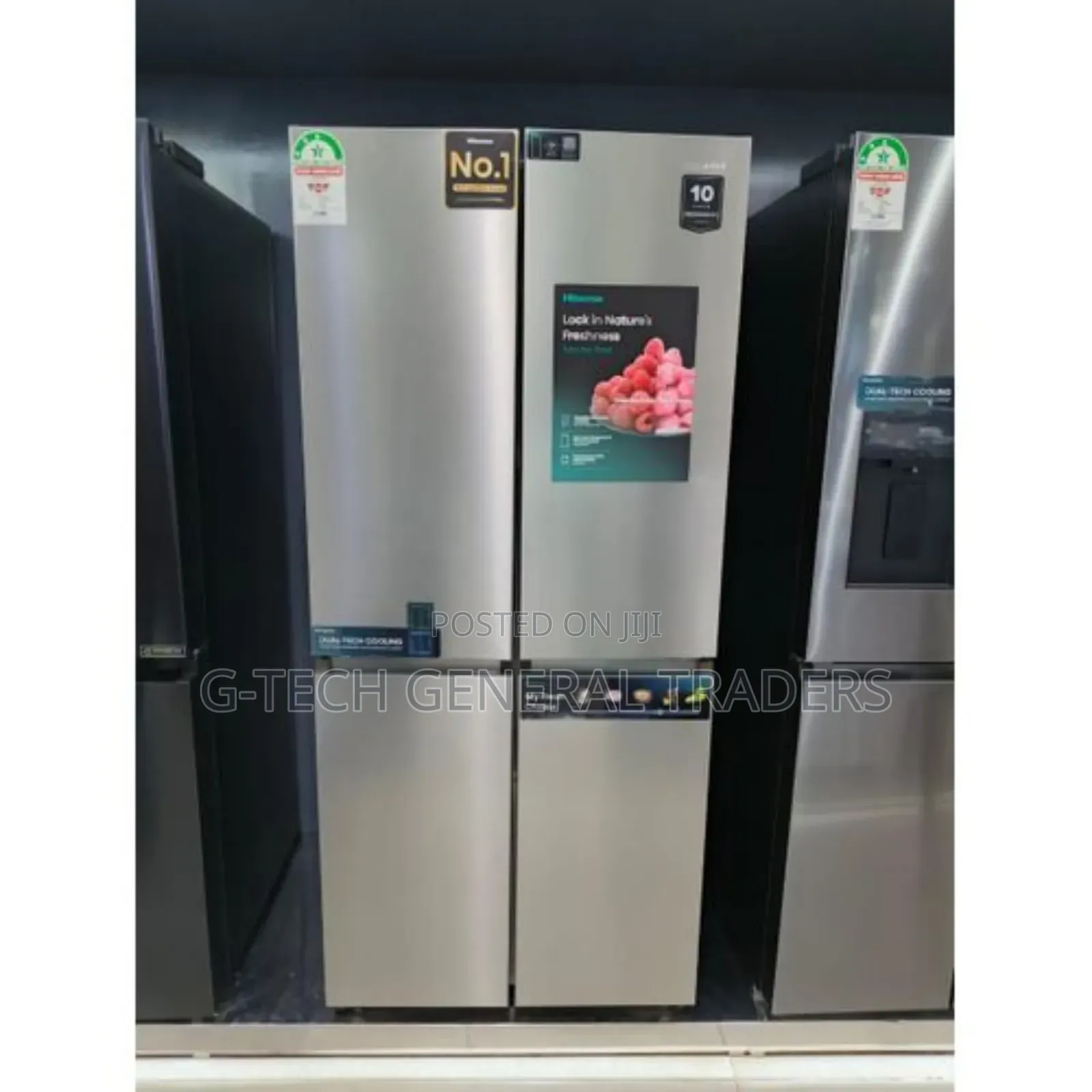 Hisense 4 Door Side by Side 470l Refrigerator