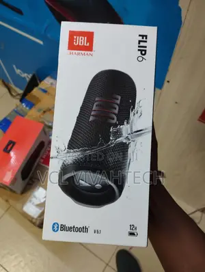 JBL Flip 6 Portable Waterproof Speaker 30w - Black
