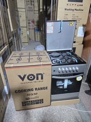 Von 3gas+1hotplate 50cm By 50cm Cooker