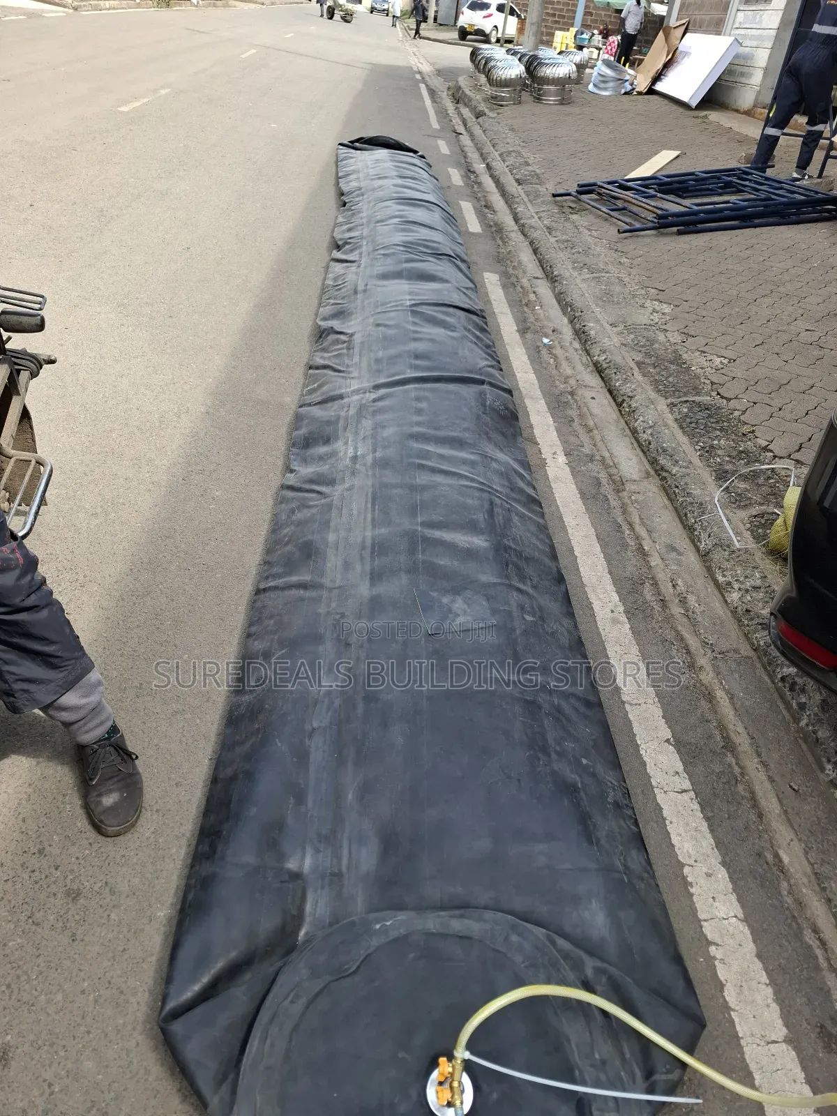 Tripple Layer Inflatable Rubber Culvert Balloon