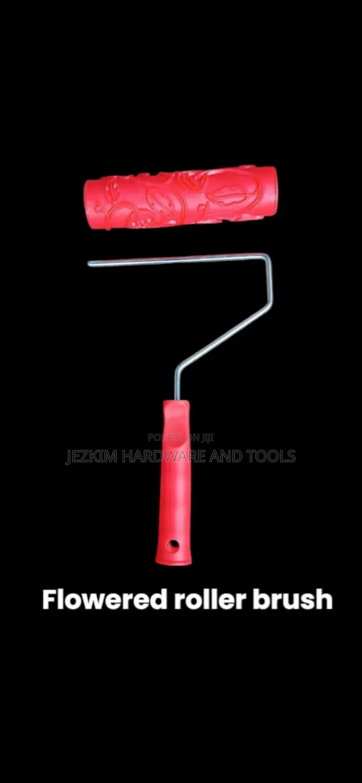 Flowered Roller Brush