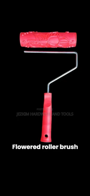 Flowered Roller Brush