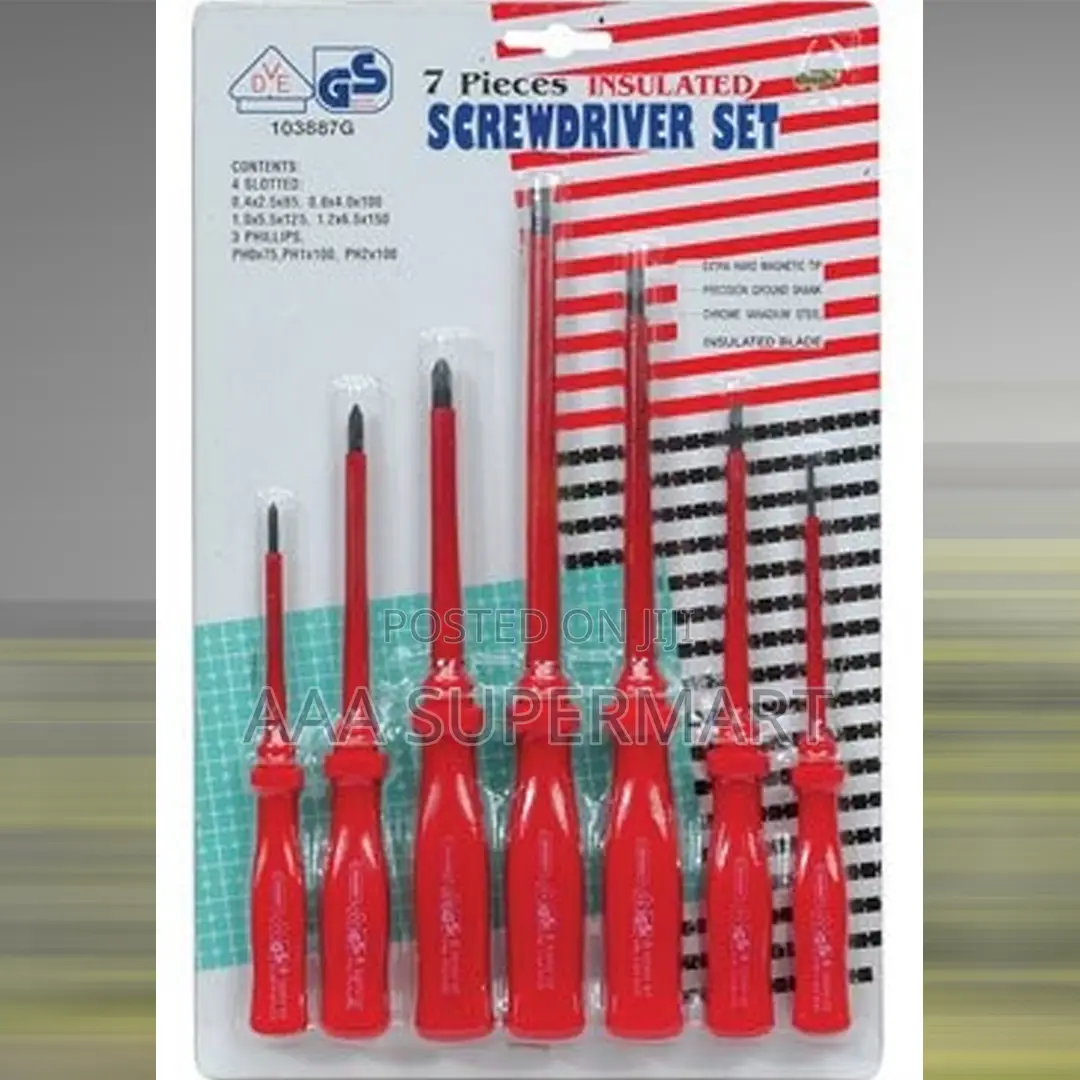 Gs Insulated Screw Driver Set - 7pcs