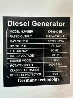 Dg 7.5kva Girasol E