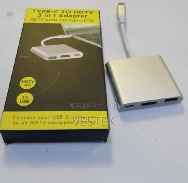 3 in 1 Type C Usb Hub Docking Station Adaptor