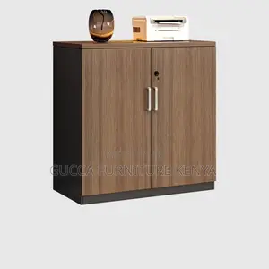 Cabinets:2-Door Composite Wood Office Credenza Cabinet