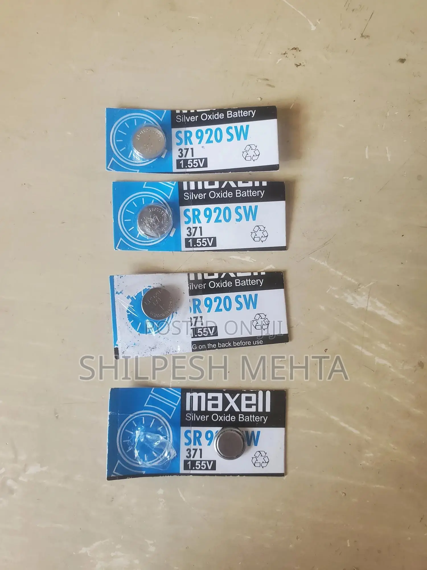 Batteries 371 (4pcs) Clearing
