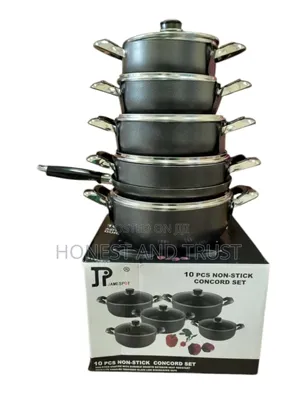 Jp Nonstick Sufuria 10 Pieces