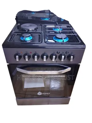 Nunix 60 by 60 Cooker With Electric Oven 3g+1e