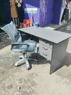 Office Table With Office Mesh Chair