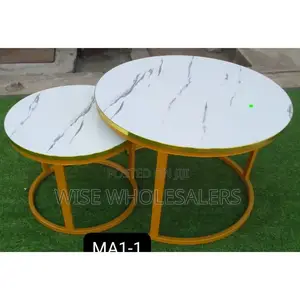 MDF Marble Effect Nesting Tables