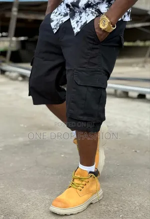Black-Men Cargo Shorts