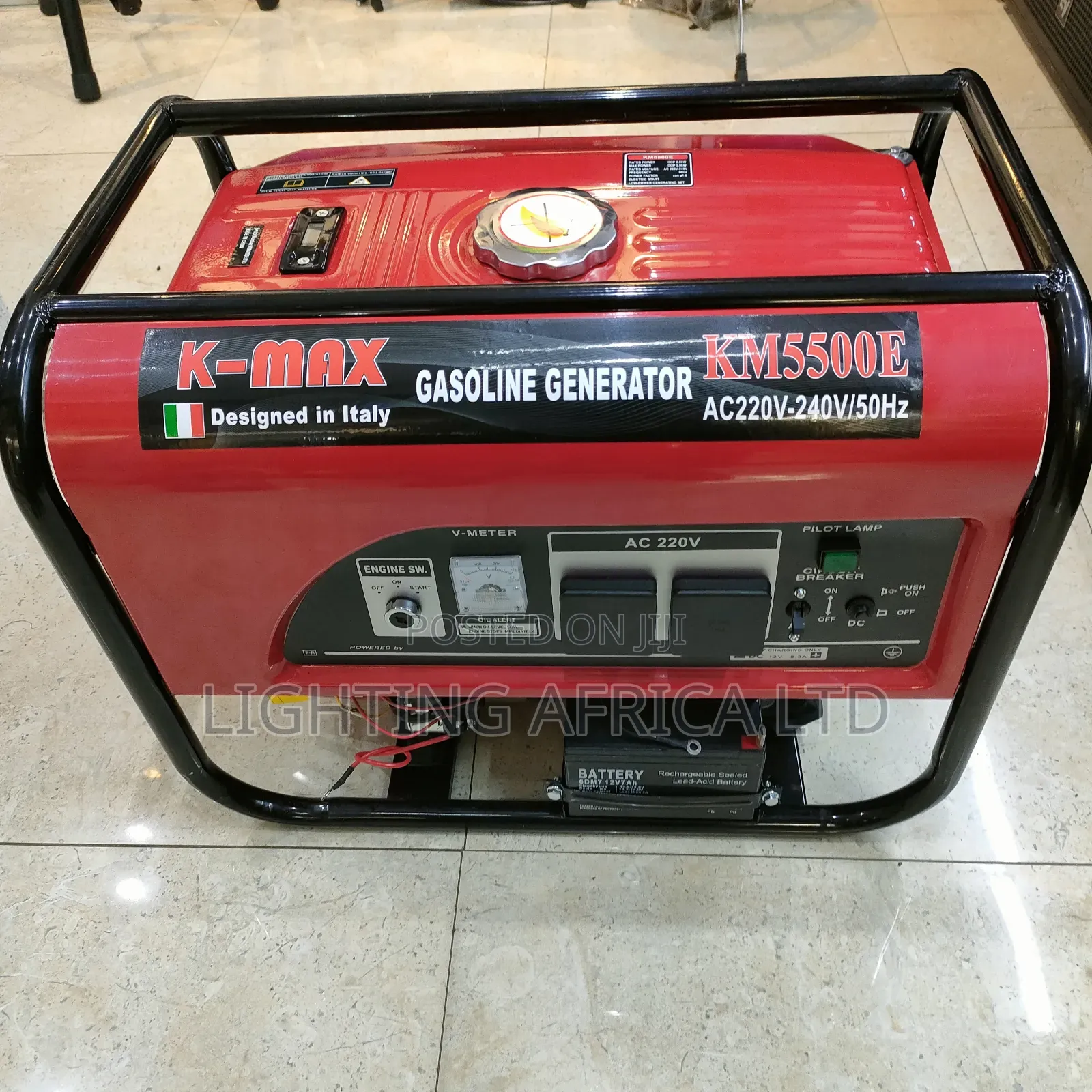 3.5 Kva Km5500e Keystart Petrol Engine Generator