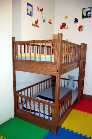 Pure Mahogany Kids Bed. Double Decker 3.5*6