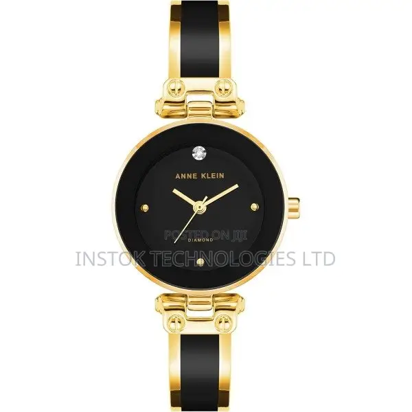 Anne Klein Diamond Accented Bangle Bracelet Watch