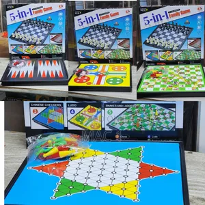 5 in 1 Magnetic Board Games