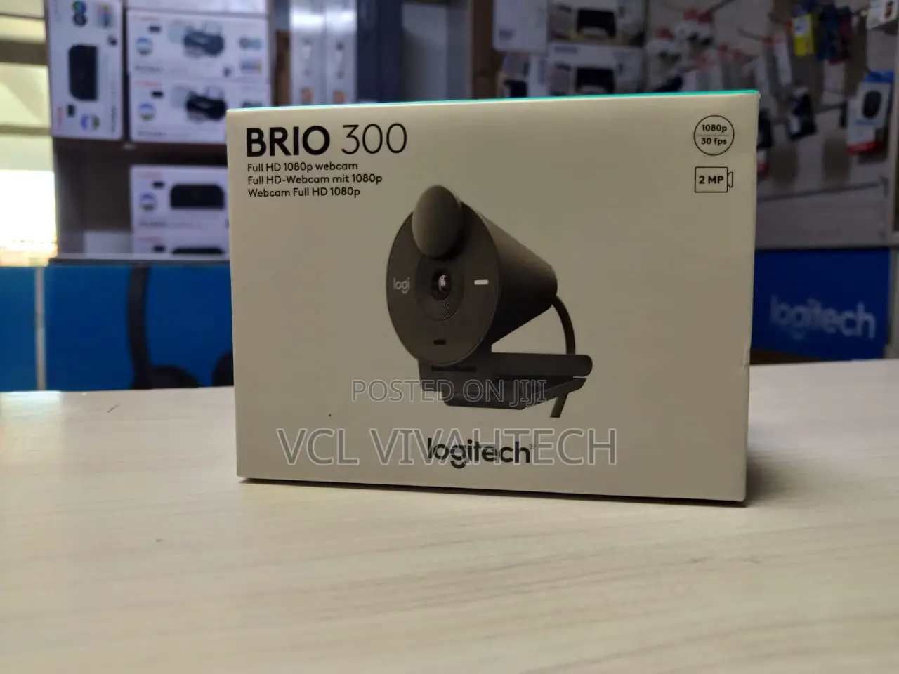 Logitech Brio 300 Full Hd Webcam With Privacy Shutter .