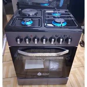 Nunix 60 by 60 Cooker With Electric Oven 3g+1e