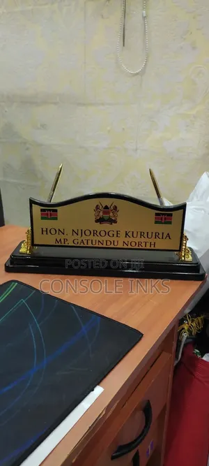 Desk Name Plate/Desk Organiser