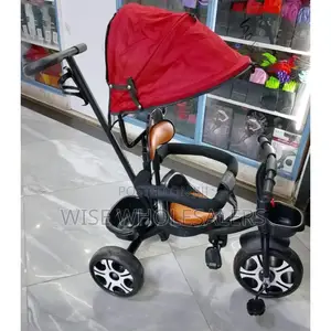 Push Tricycle With Detachable Handle/Canopy