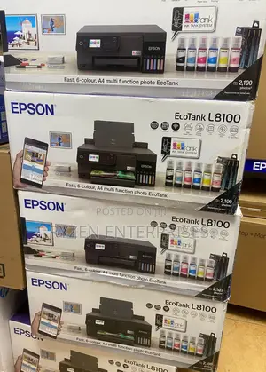 Epson Inkjet 6 Color Photo Printer L8100