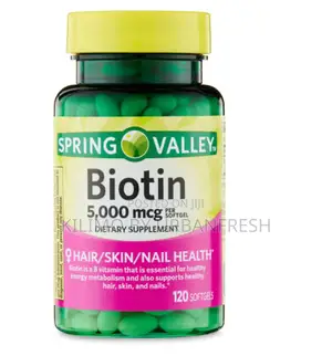 Biotin ( Vitamin B7 ) 30 Capsules Form.