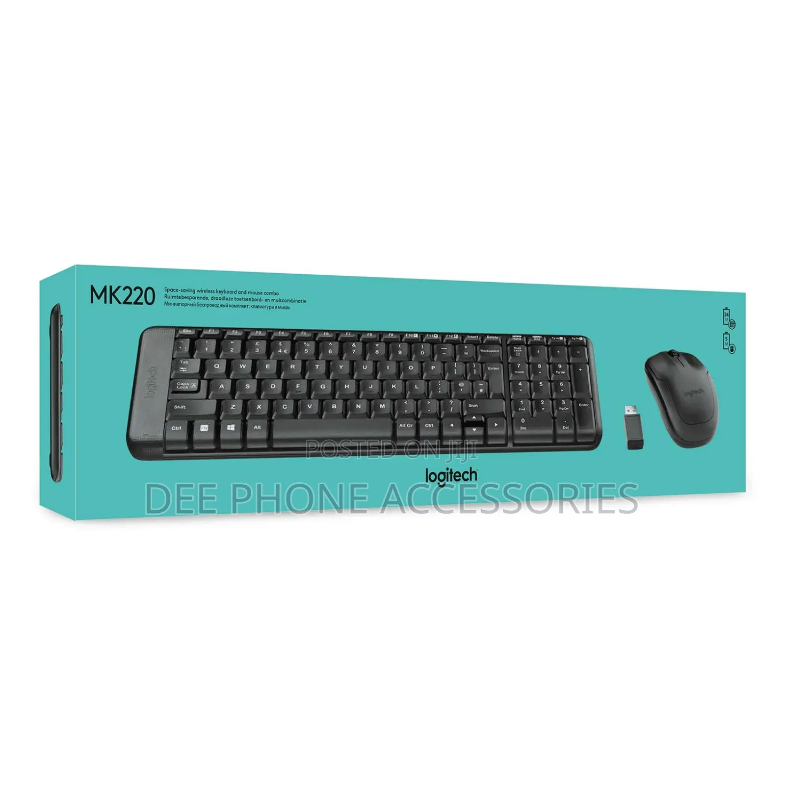 Logitech Mk 220 Wireless Mouse and Keyboard