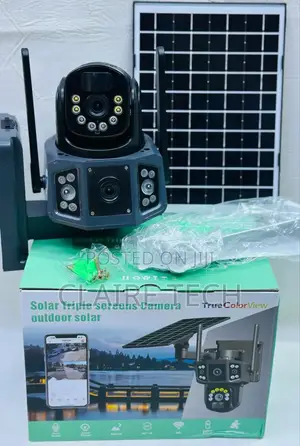 Solar Triple Sereens Camera Outdoor Solar