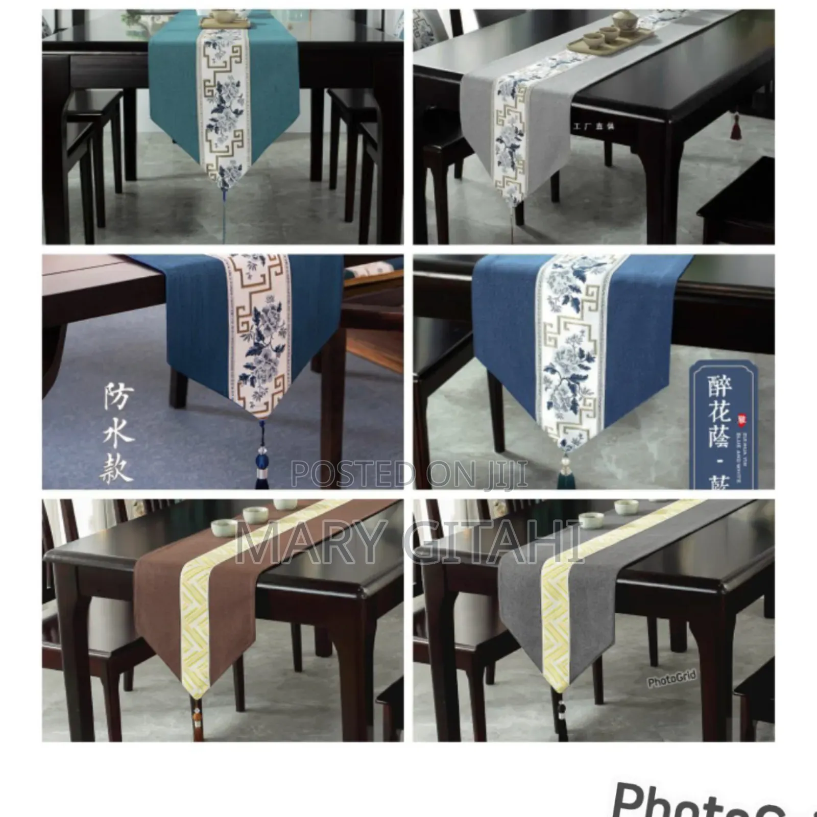 *Table Runner /-*
 Size: 33x120cm