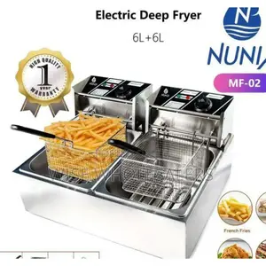Nunix 6l+6l Double Electric Chicken Chips Deep Fryer