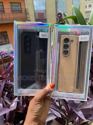 Samsung Fold 3, 4, 5, 6 Leather Case With S-Pen Protector