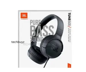 JBL Tune 500 - Wired on-Ear Headphones, JBL Pure Bass Sound