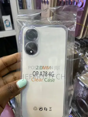 Hgjtfany Crystal Clear Case for Oppo A78 4g Anti-Yellowing