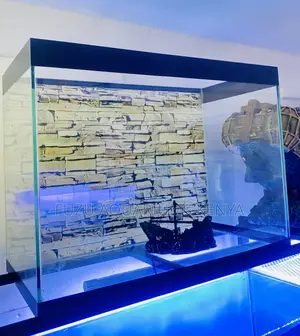 Sleek Aquarium for Office or Home
