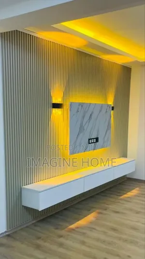 Grey Fluted Wall Panels