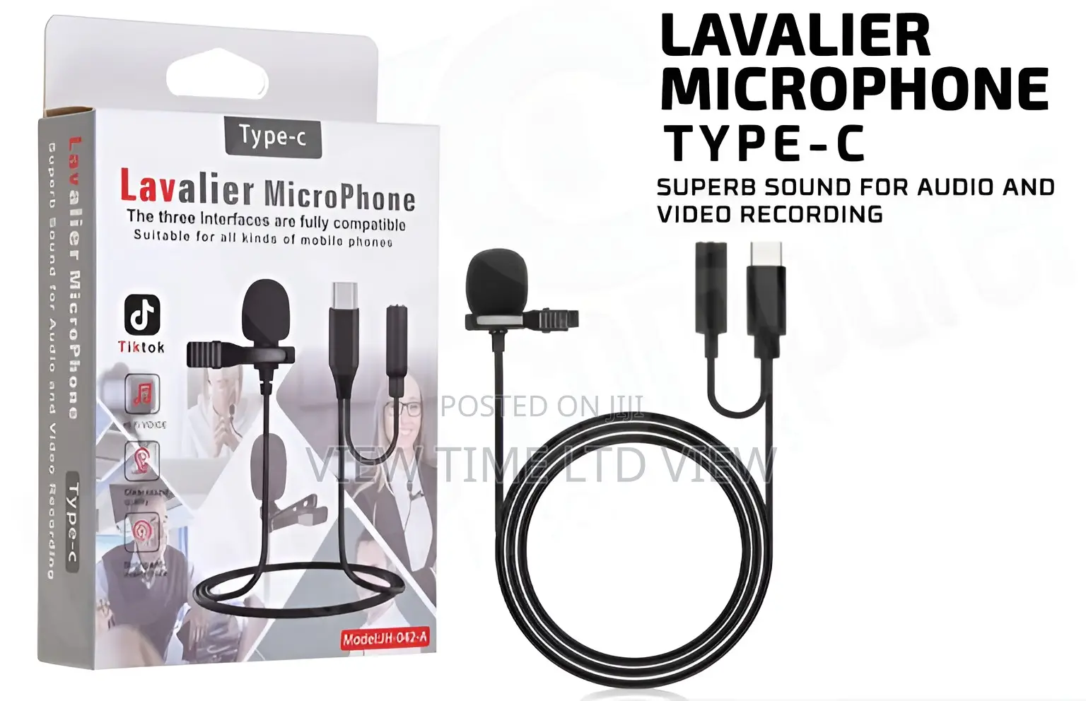 Jh-042a Lavalier Microphone Usb Type C