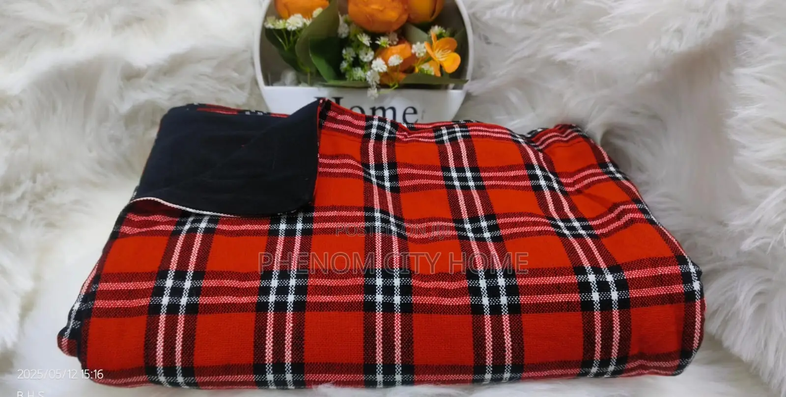 Thick Masai Fleece Blanket Available