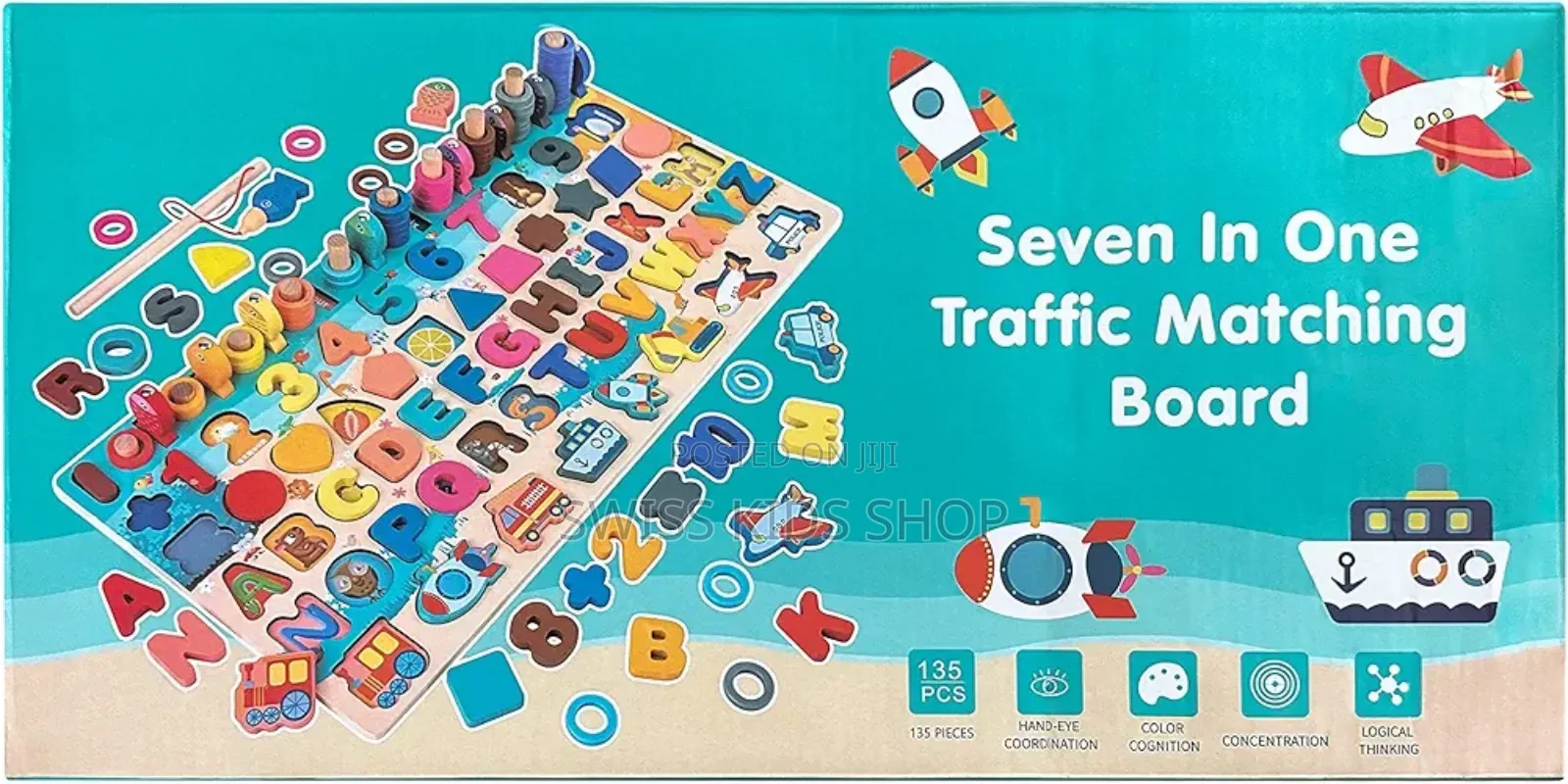 7nin 1 Montessori Learning Board