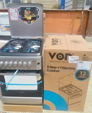 Standing Cooker Von, 50 by 60 3+1 With Electric Oven