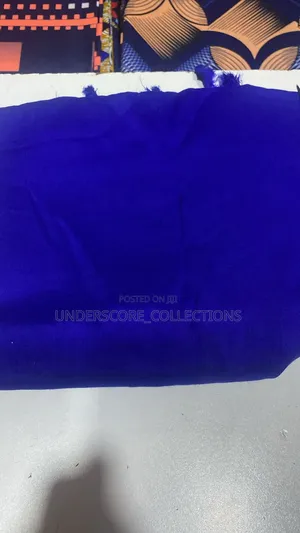 Royal Blue Printable Cotton Lesos