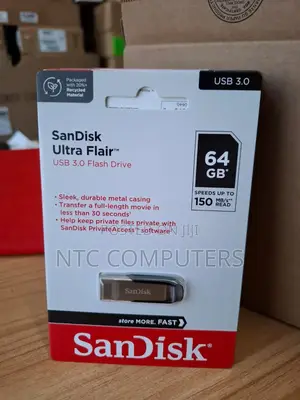 Sandisk Ultra Flair 3.0 Usb Flash Drive 64gb